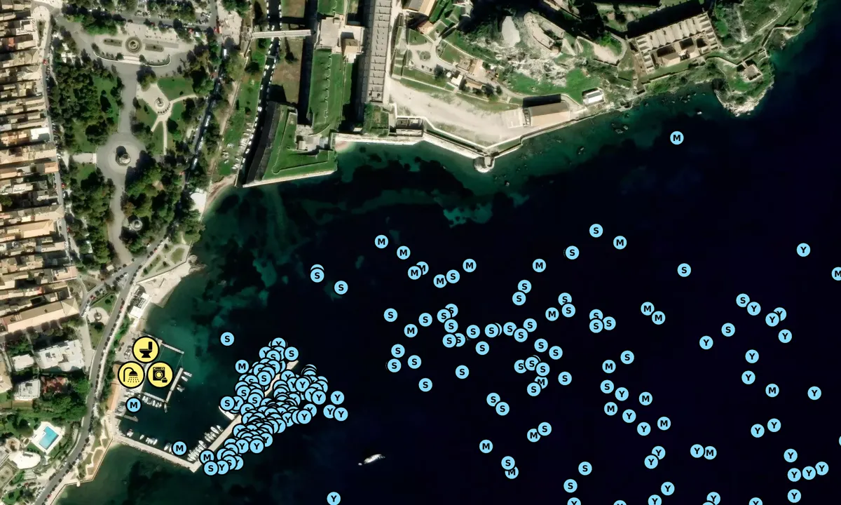 Satelite image of Corfu O. Garitsas