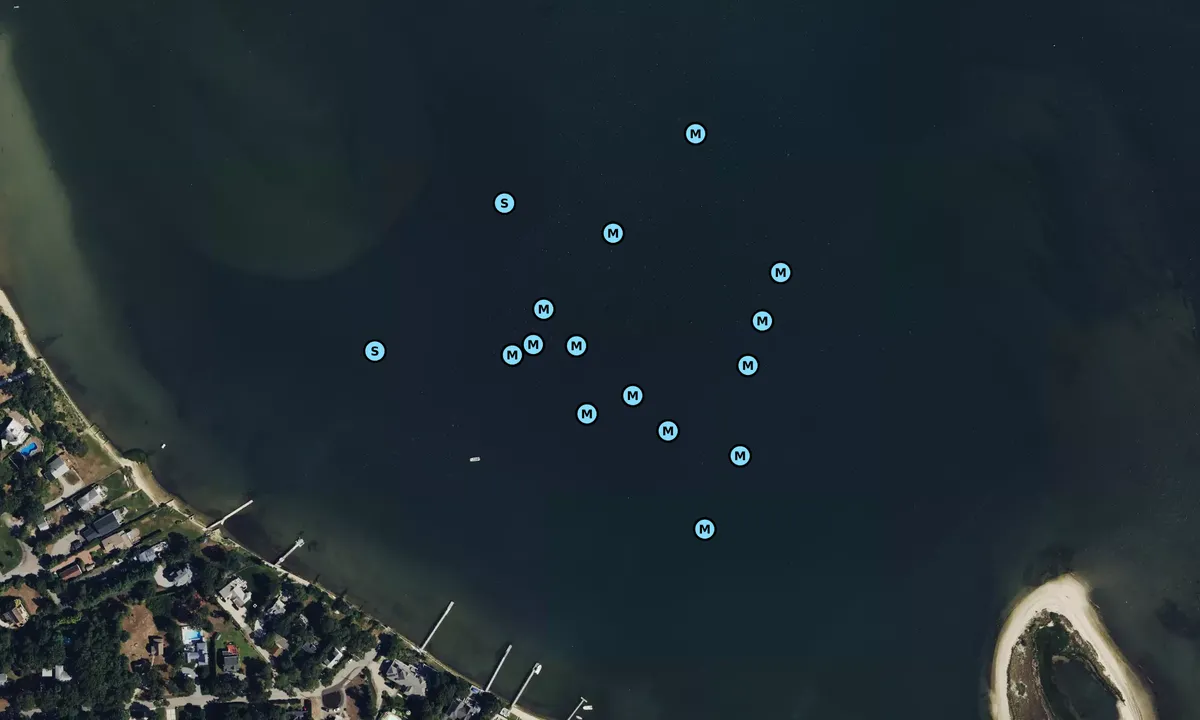 Satelite image of Cormorant Point - Bennet Cove