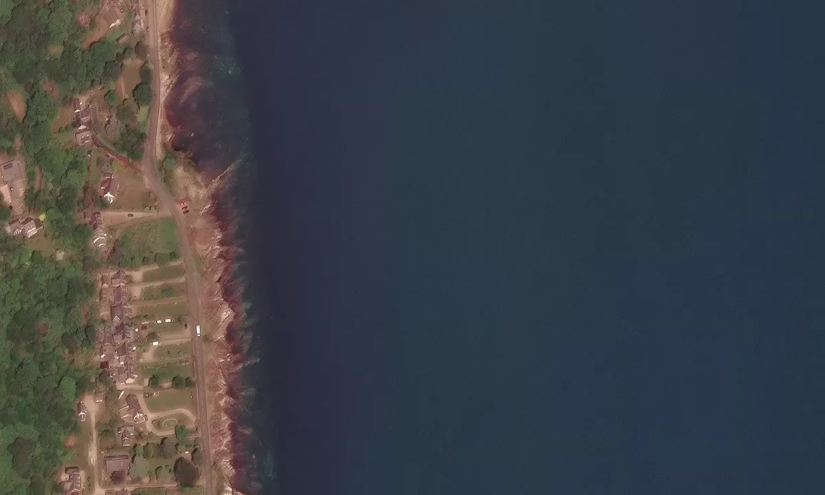 Satelite image of CORRIE BAY