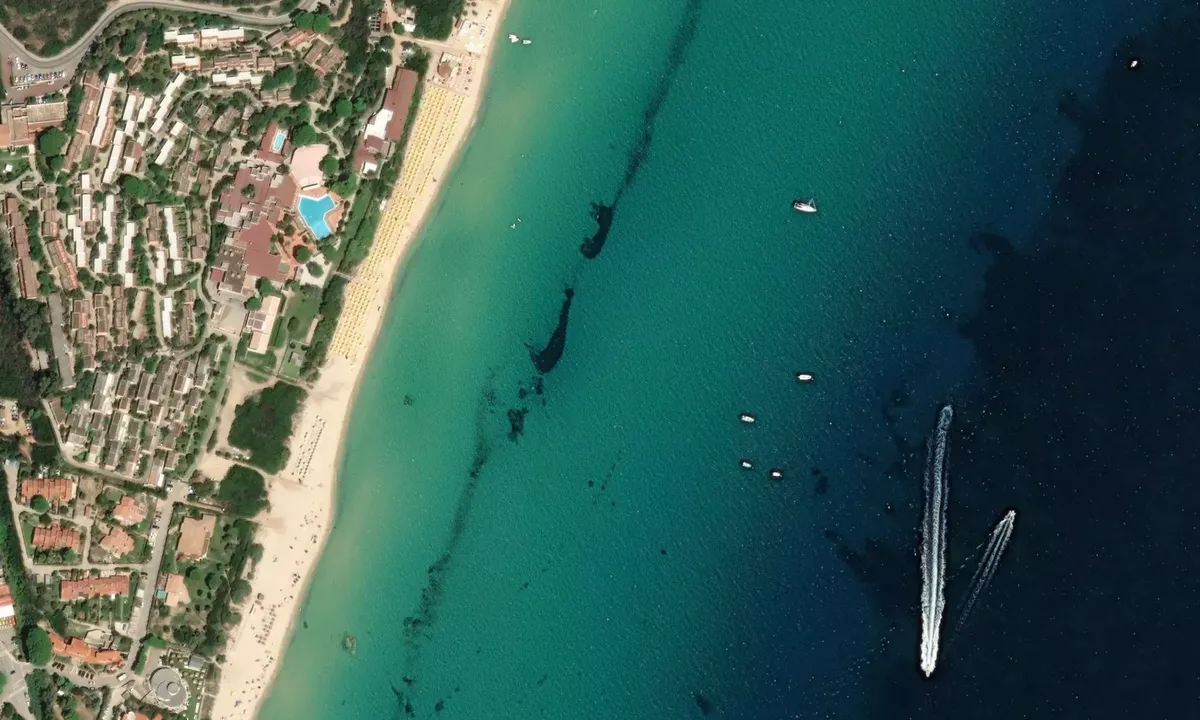 Satelite image of Costa Rei