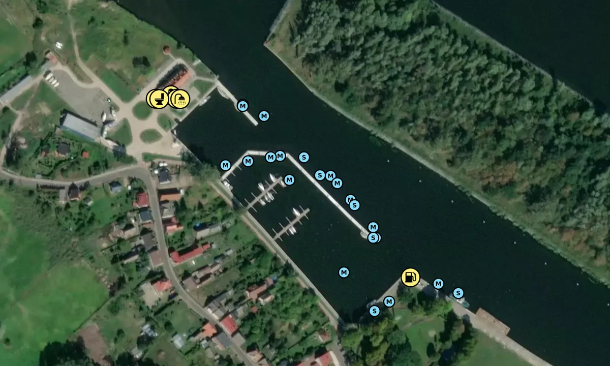 Satelite image of COZ Trzebiez