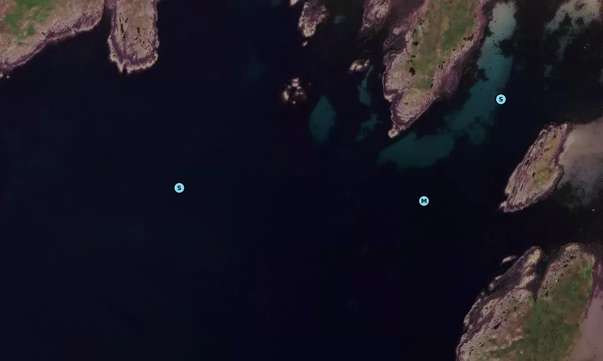 Satelite image of Craro Bay, Gigha