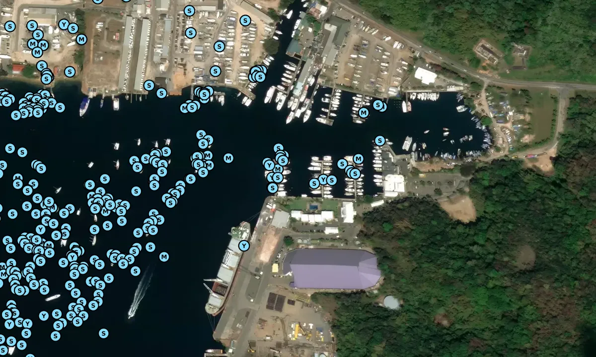 Satelite image of CrewsInn Hotel and Yachting Center