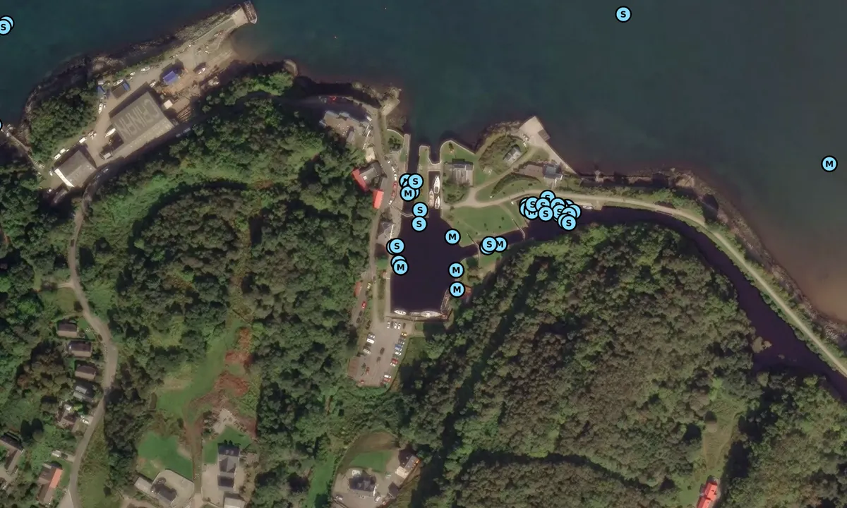 Satelite image of Crinan Basin 1