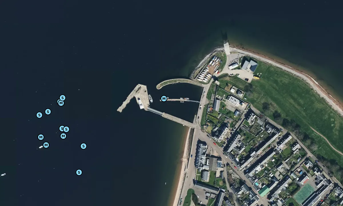 Satelite image of Cromarty Harbour