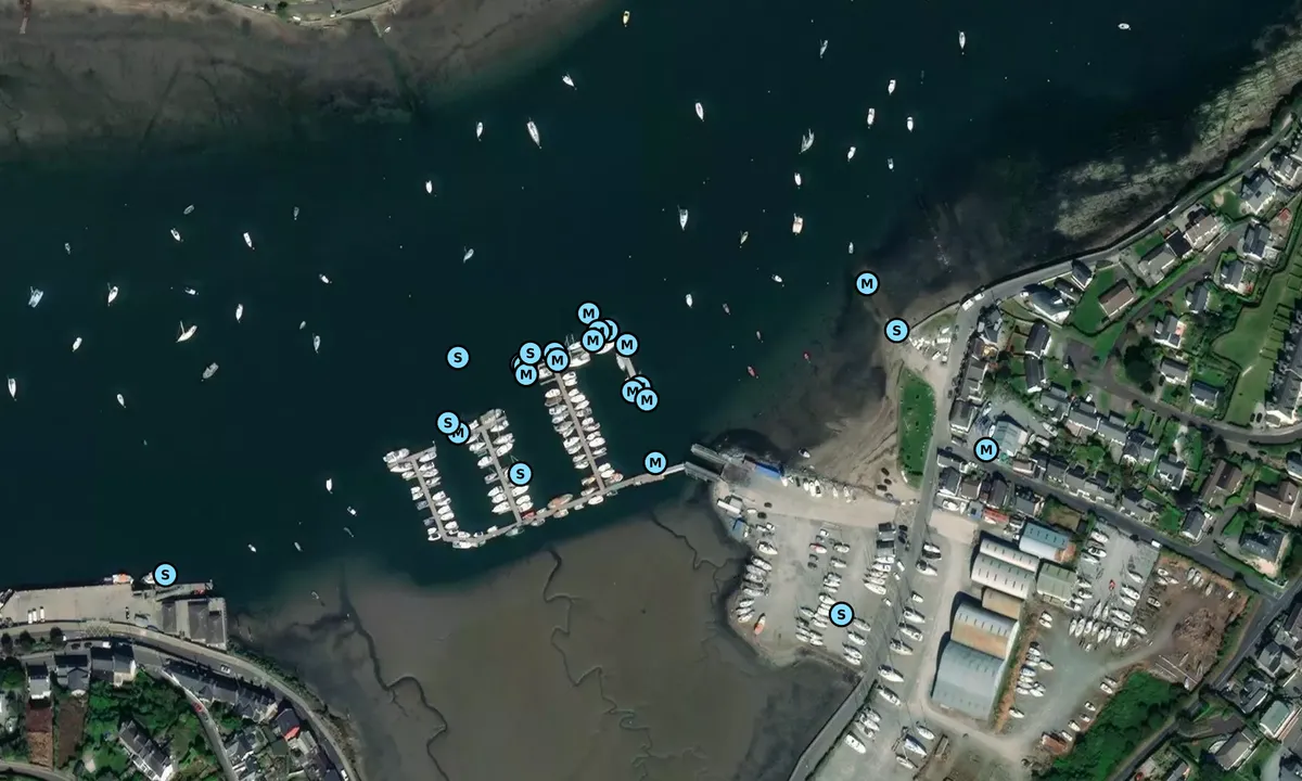 Satelite image of Crosshaven Boatyard Marina - Kelliher's Field