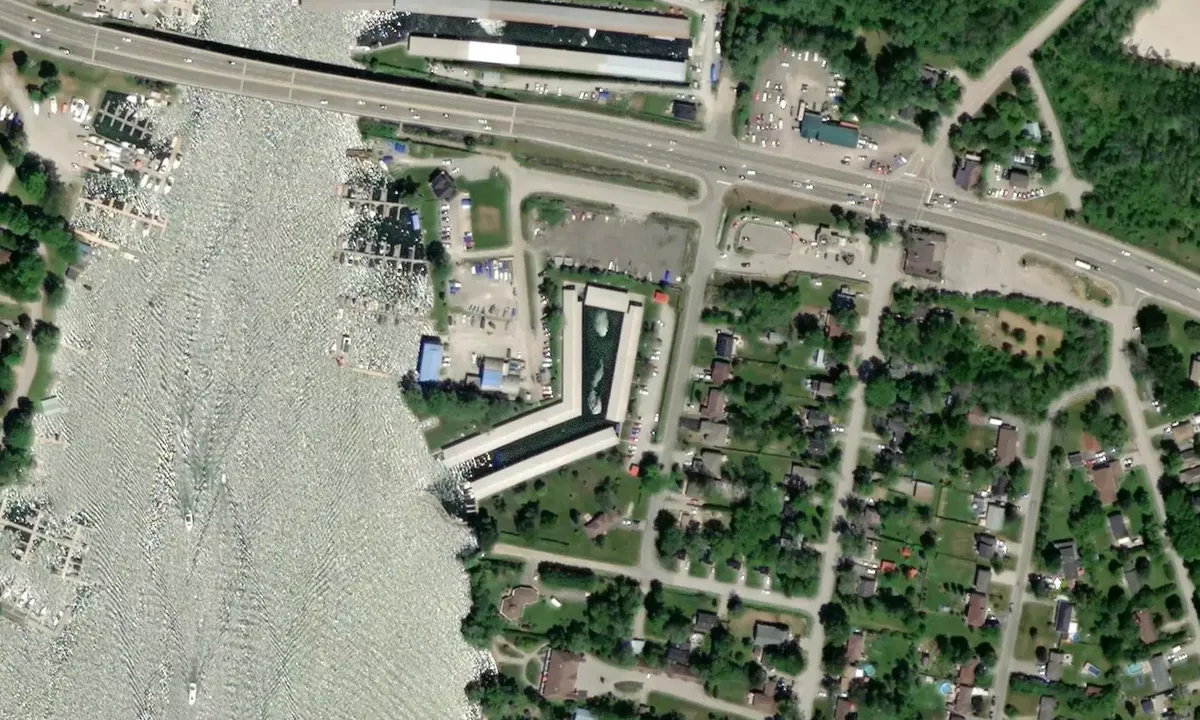 Satelite image of Crothers Twin Lakes Marina