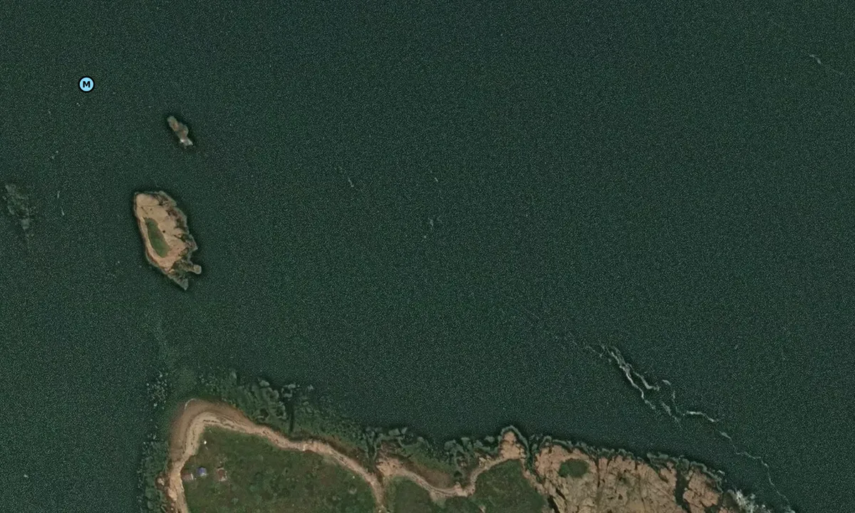 Satelite image of Crumple Island