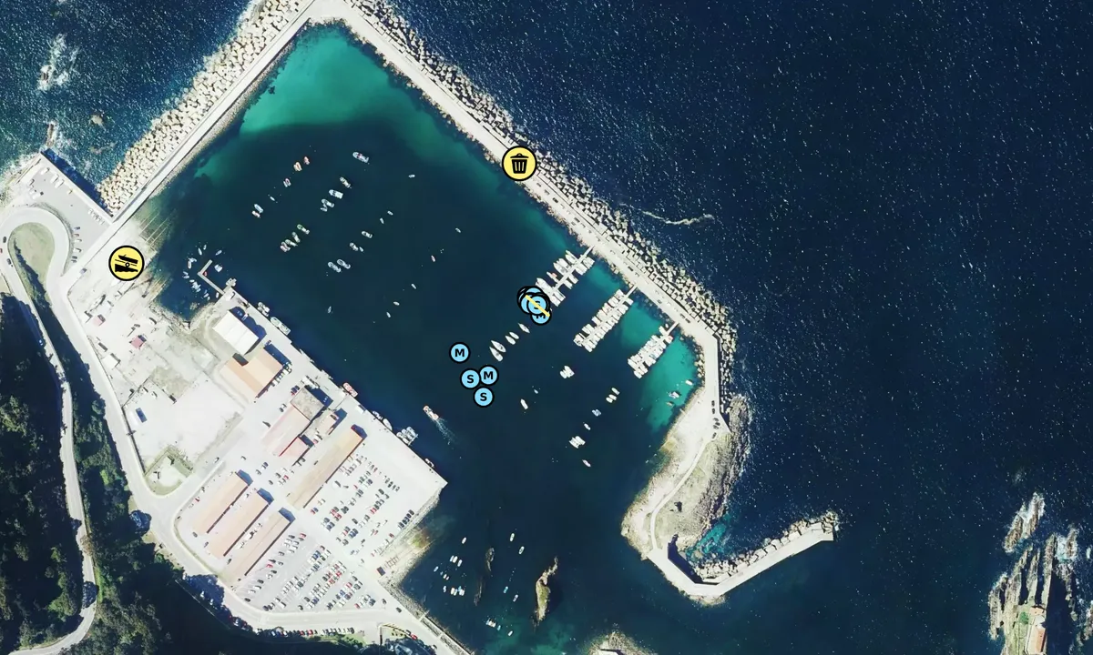 Satelite image of Cudillero - Asturias