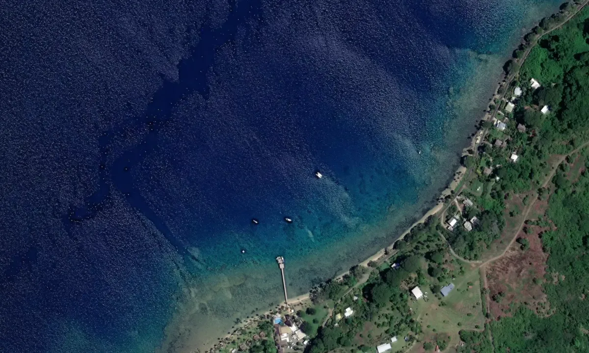 Flyfoto av Custeau Resort