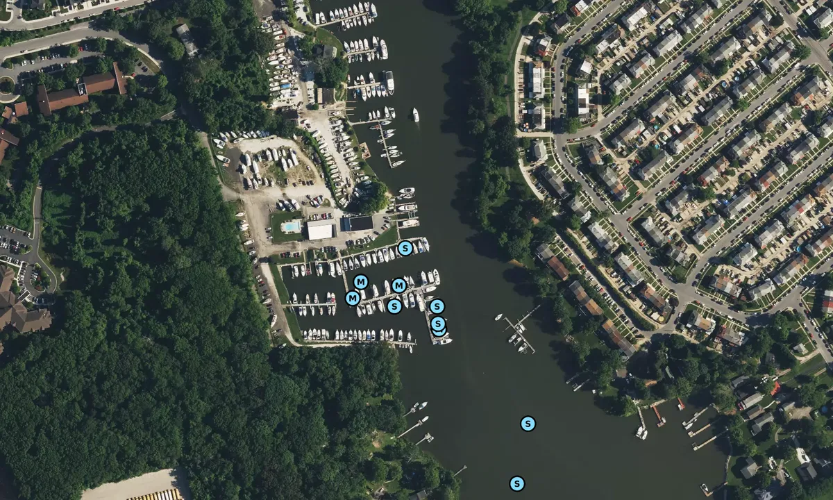 Satelite image of Cutter Marina Home 