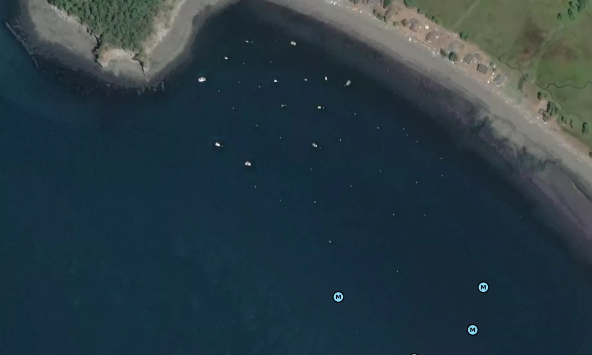 Satelite image of Cypress Island - Strawberry Bay