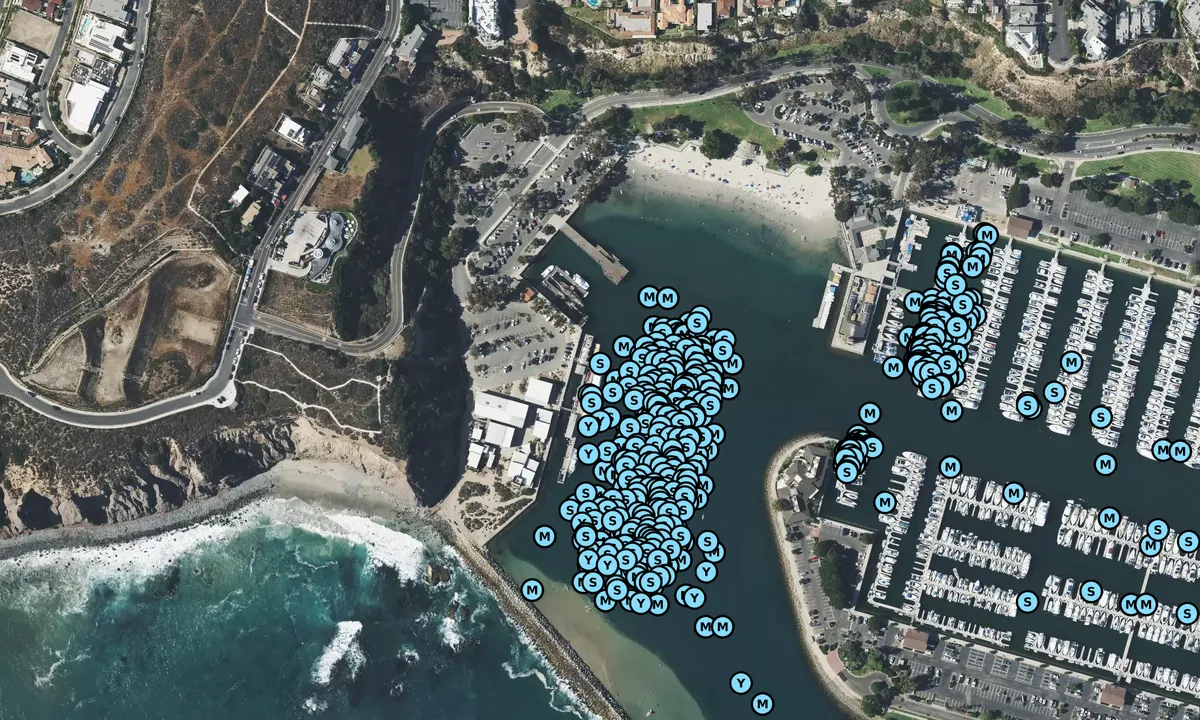 Satelite image of Dana Point