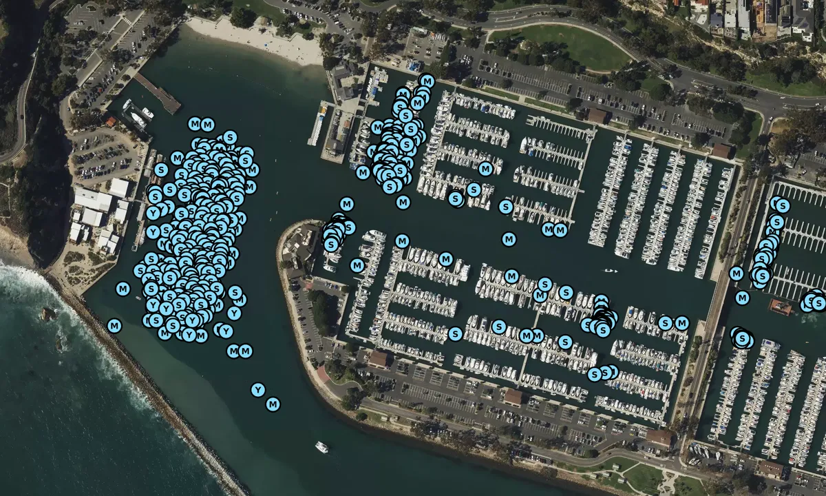 Satelite image of Dana Point Yacht Club - Orange