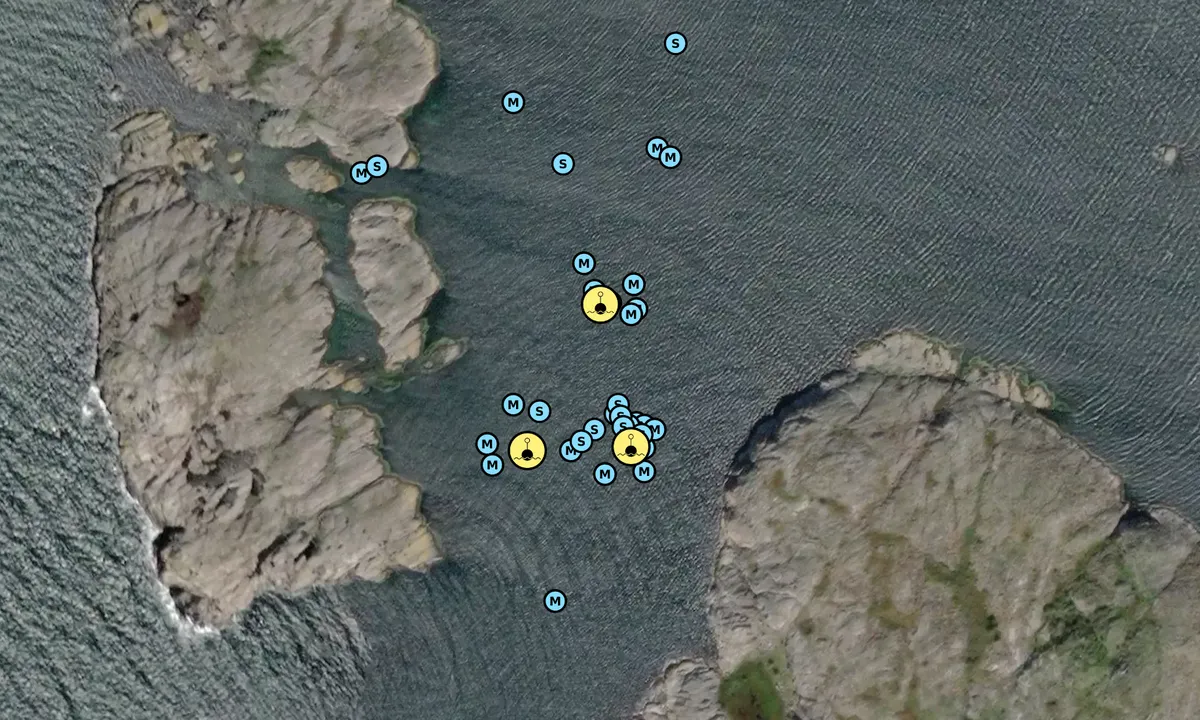 Satelite image of Danholmen - SXK Västkust bouy