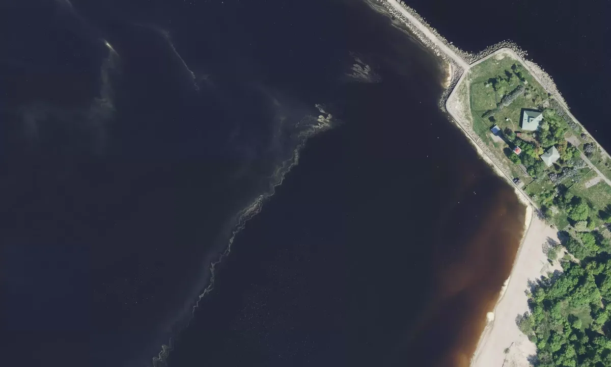 Satelite image of Daugaba Mouth