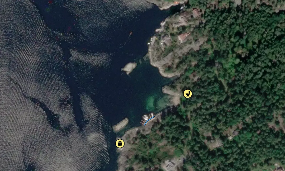 Satelite image of Daumannsbukta