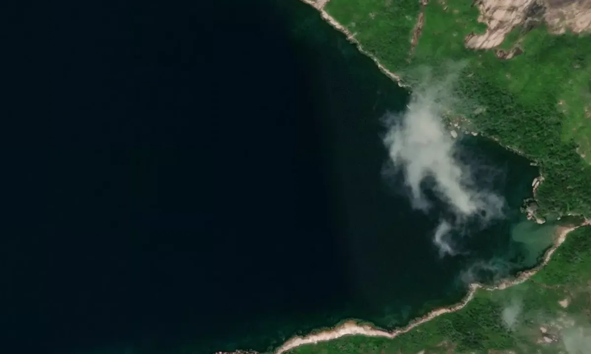 Satelite image of Deadman's Cove