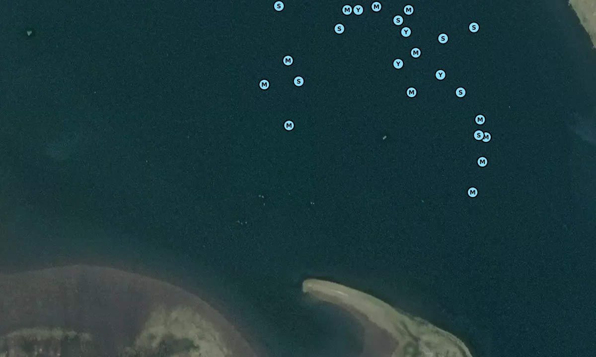 Satelite image of Deception Point Cove