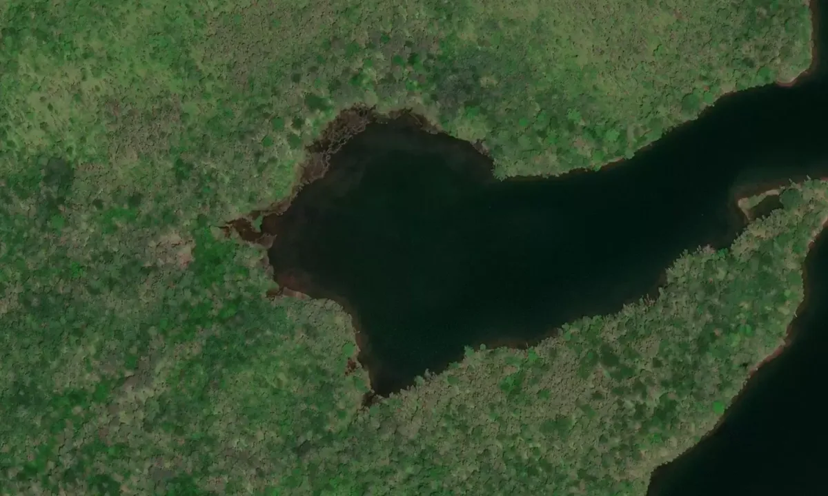 Satelite image of Deep Cove 1