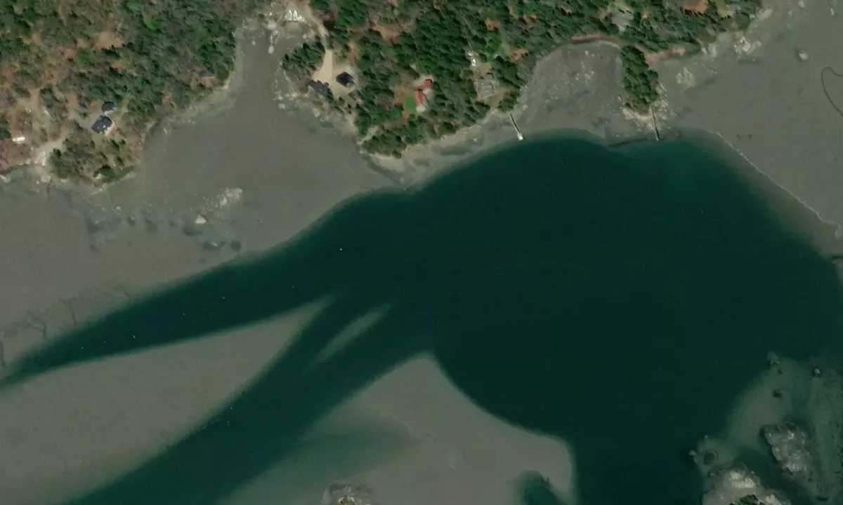 Satelite image of Deep Hole/Long Cove