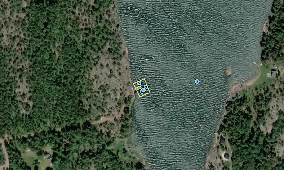 Satelite image of Degersand Gästhamn
