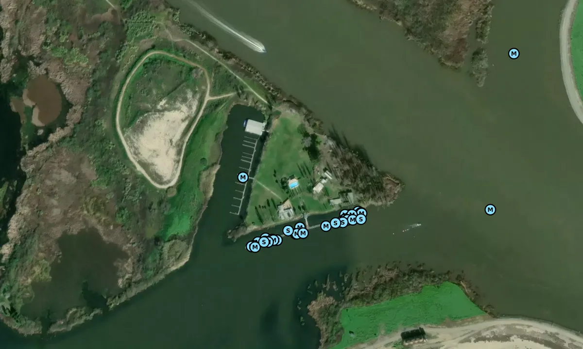 Satelite image of Delta Yacht Club
