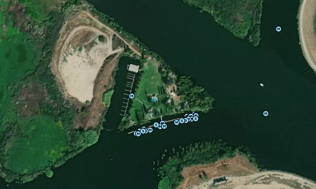 Satelite image of Delta Yacht Club