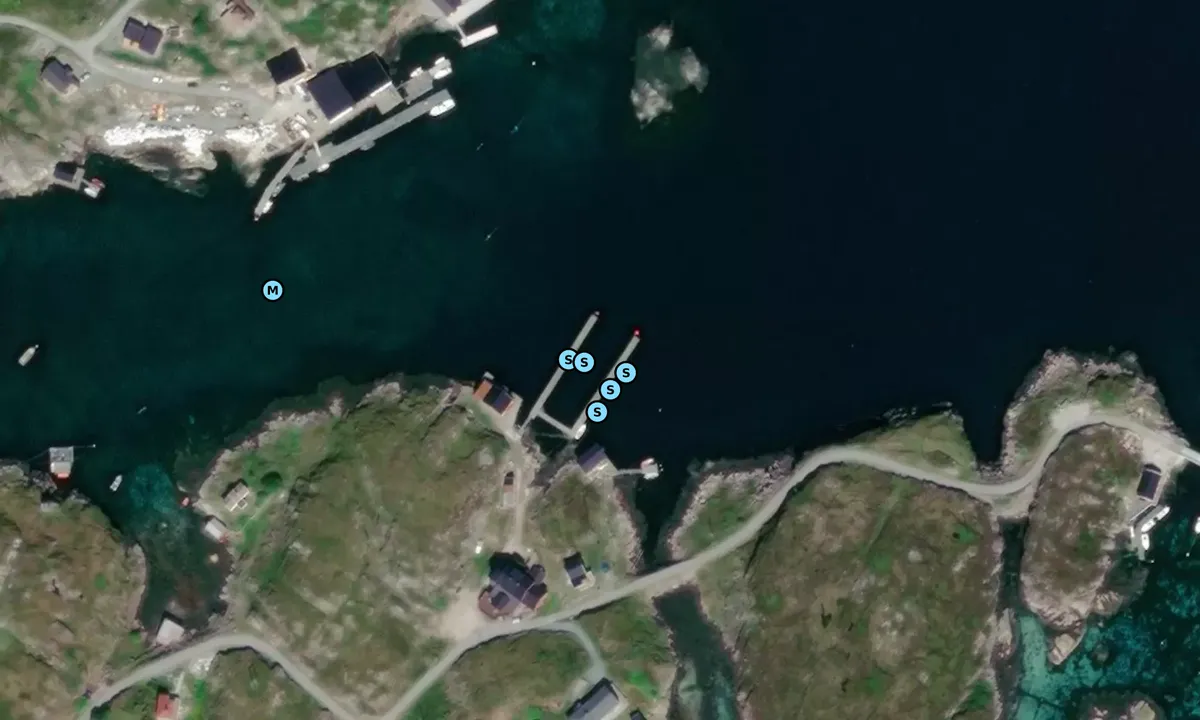 Satelite image of Den Muntre Matros - Mausund