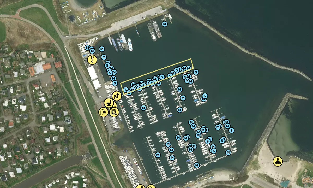 Satelite image of Den Osse Marina