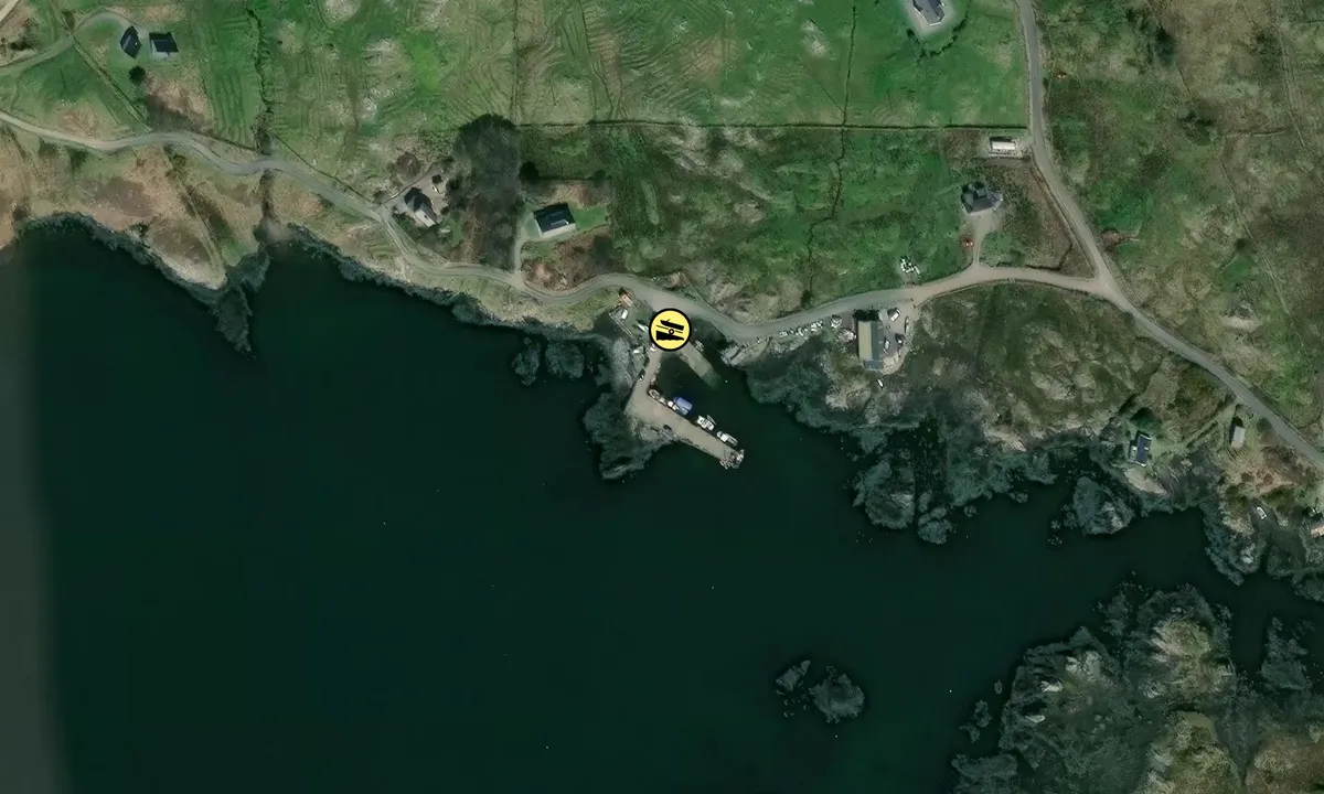 Satelite image of Derryinver quay