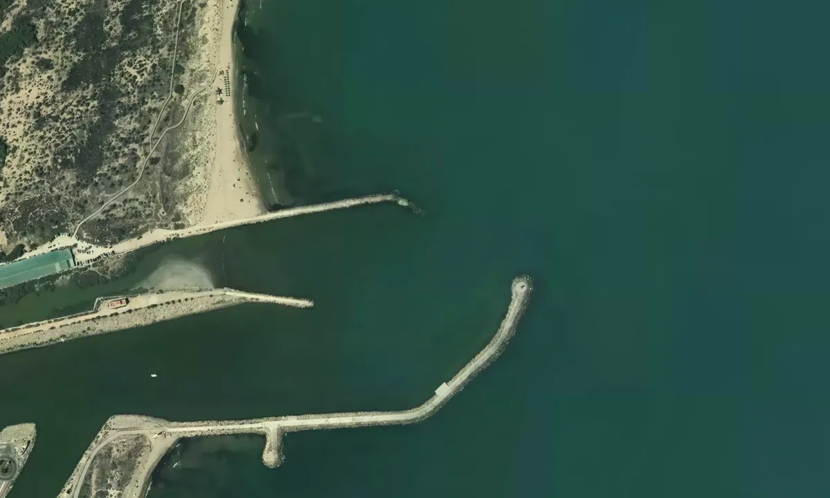 Flyfoto av Desembocadura Rio Segura