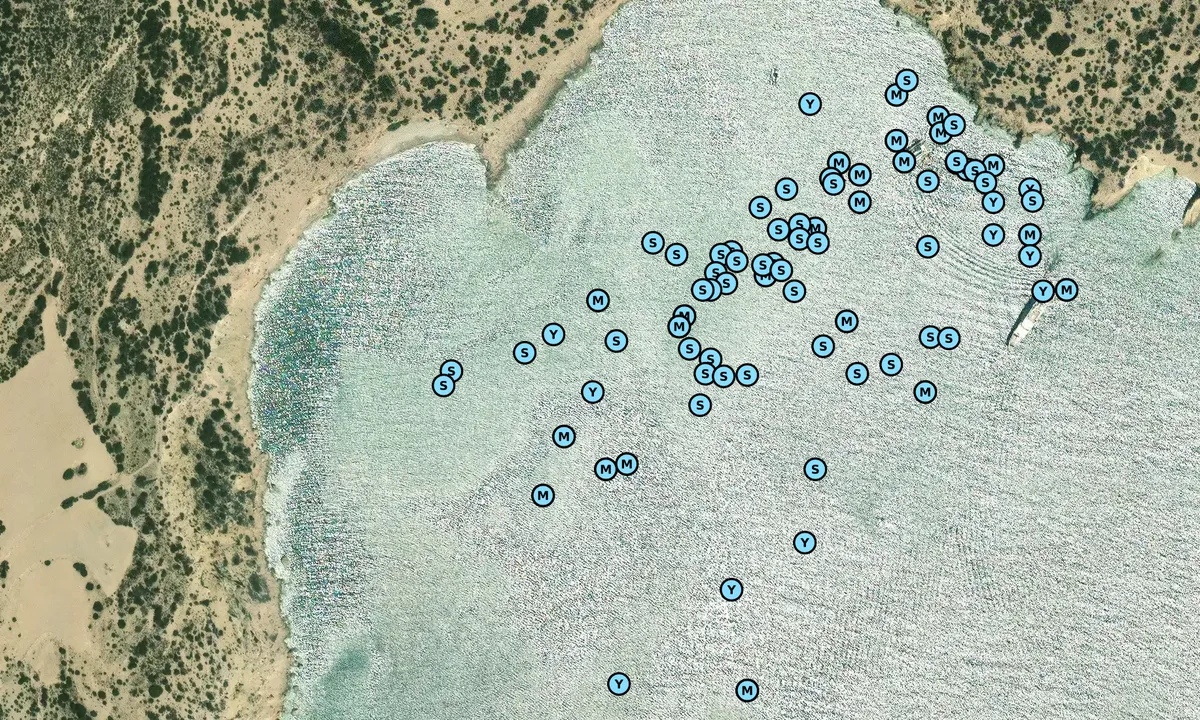 Satelite image of Detis Bay - Nisida Kato