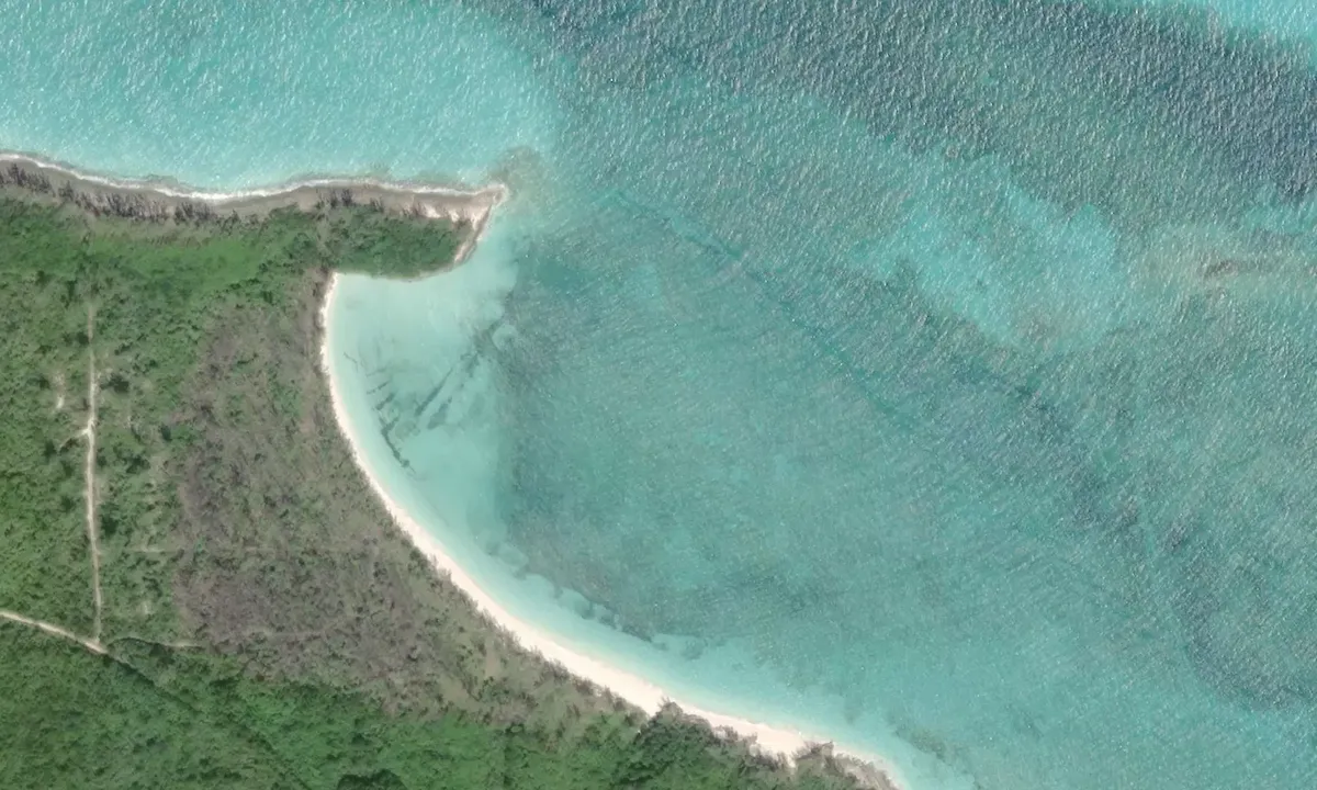 Satelite image of Devils Backbone