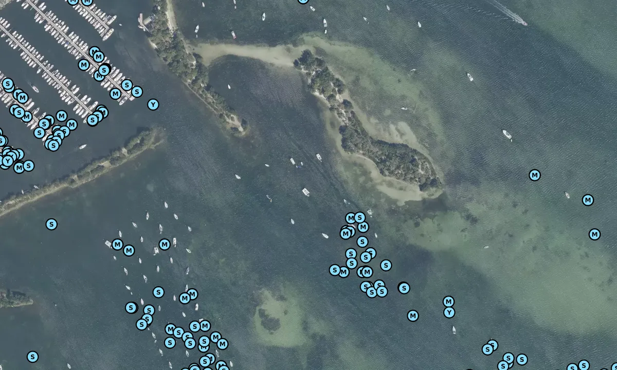 Satelite image of Dinner Key East