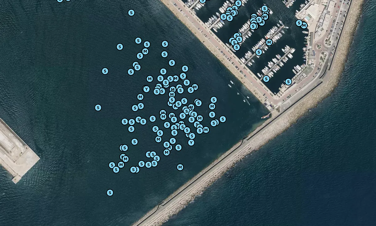Satelite image of Dique de Levante, Torrevieja