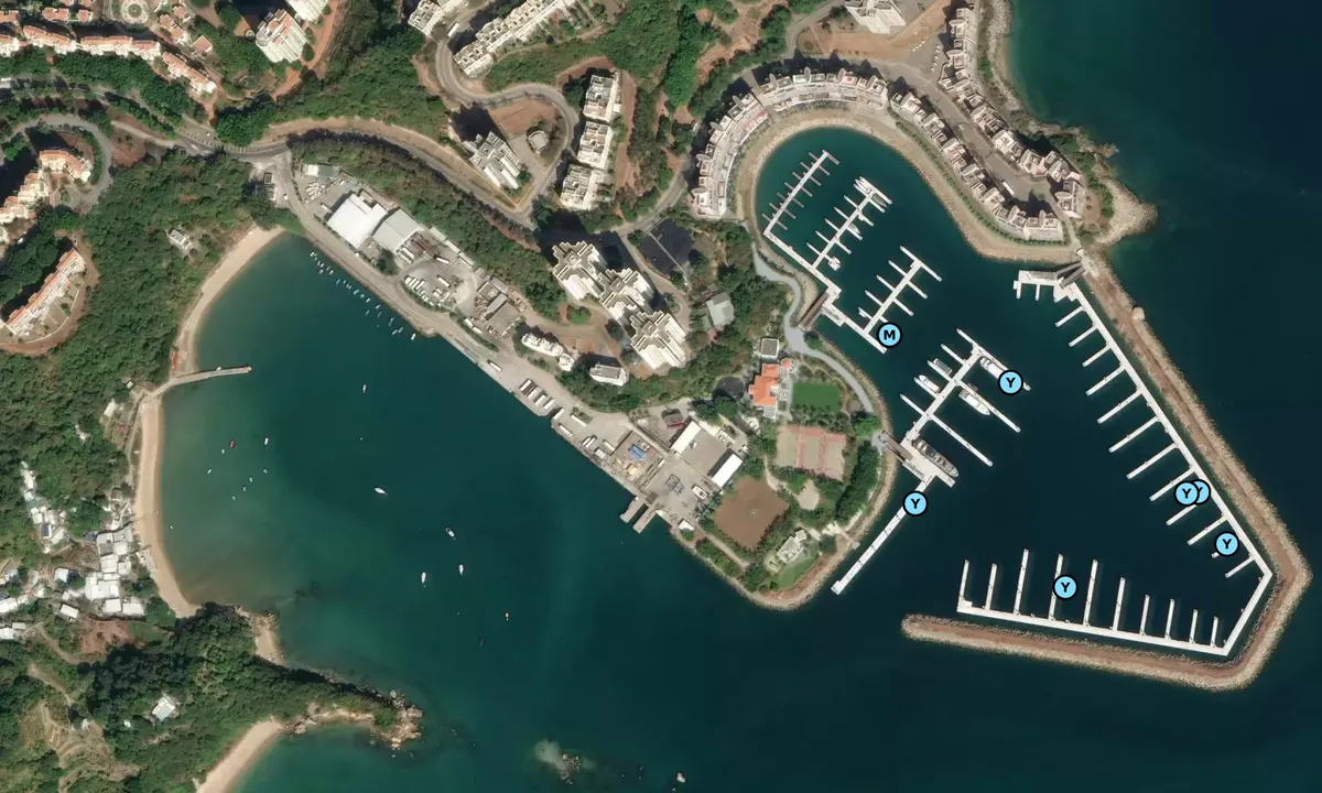 Satelite image of Discovery Bay Marina Club