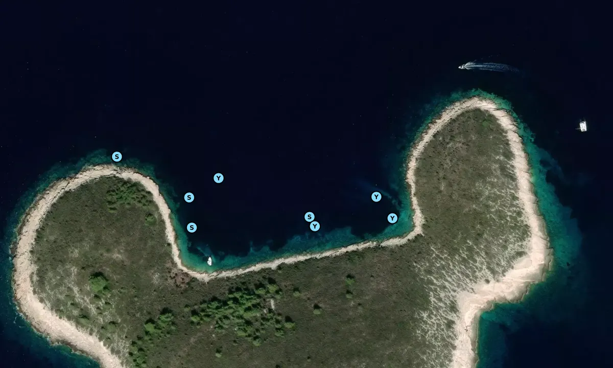 Satelite image of Dobri otok
