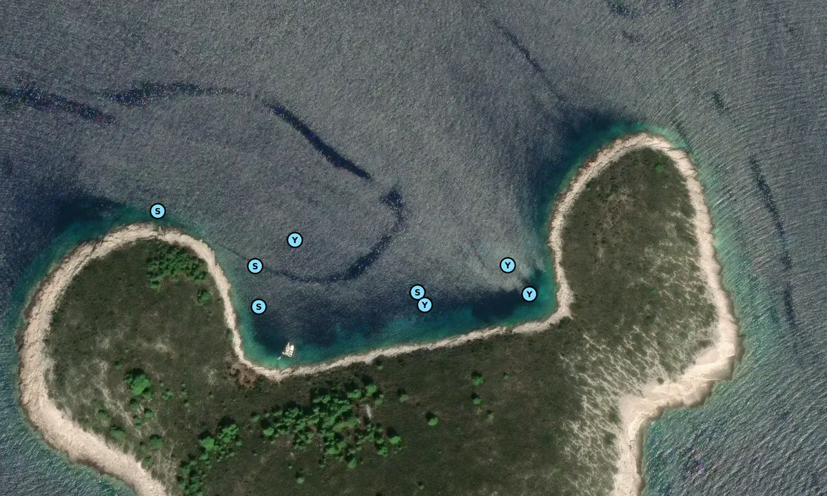 Satelite image of Dobri otok