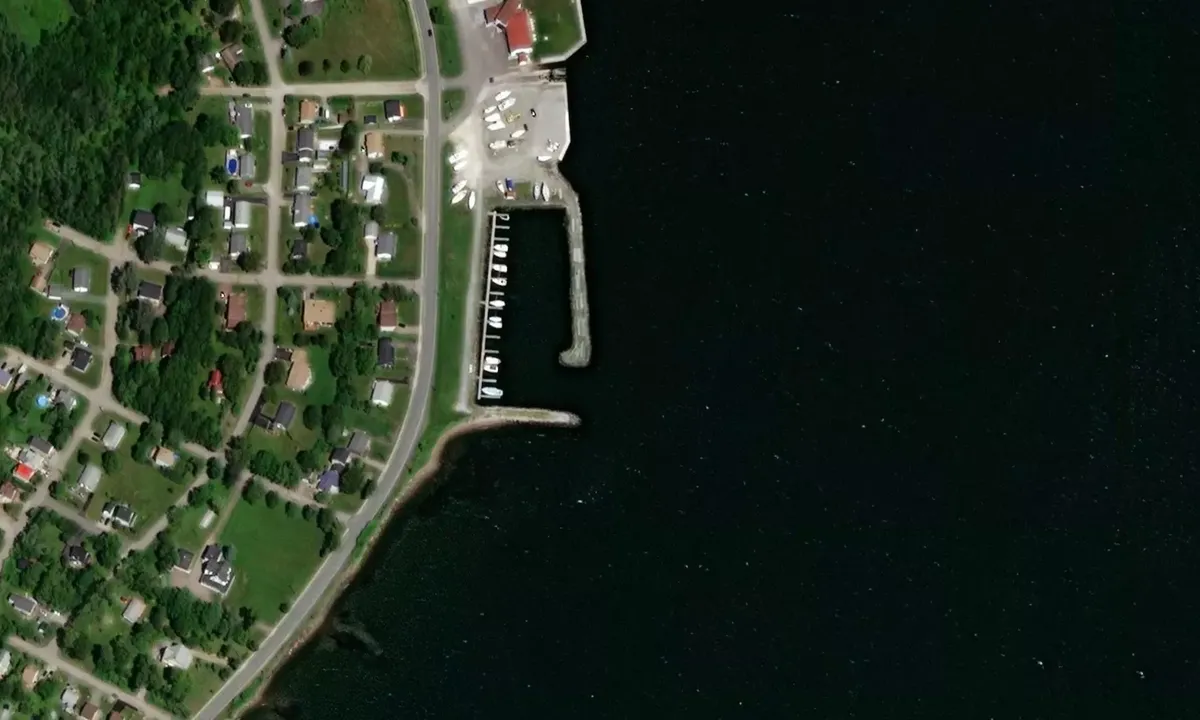 Satelite image of Dobson Yacht Club