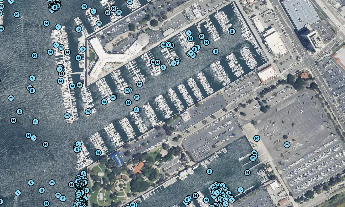 Satelite image of Dock 77 Marina