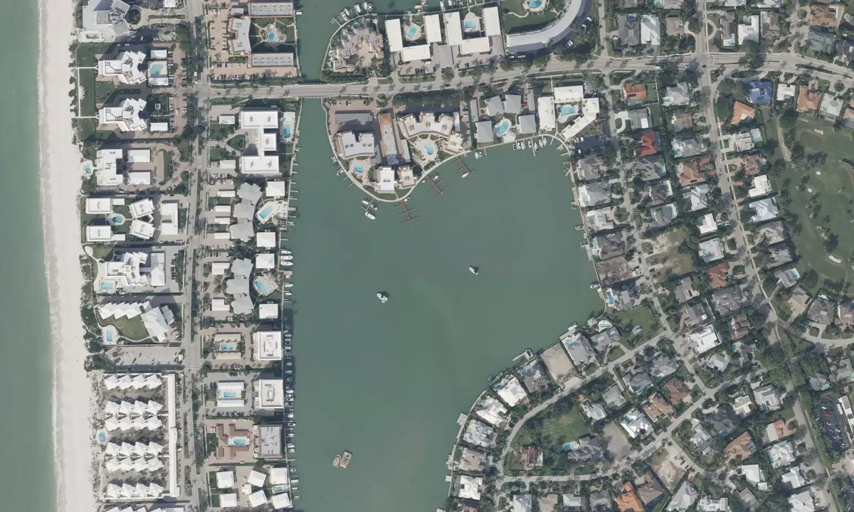 Satelite image of Doctors Pass