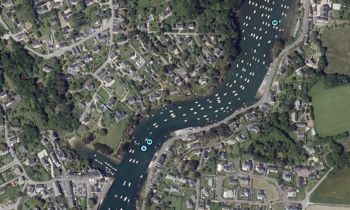 Satelite image of Doëlan