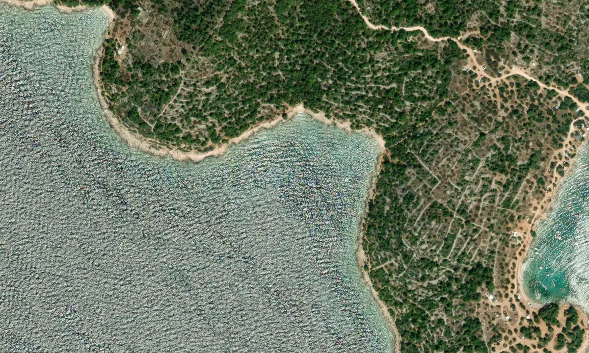 Flyfoto av Dolac