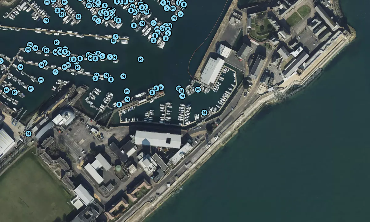 Satelite image of Dolphin Boat Pool