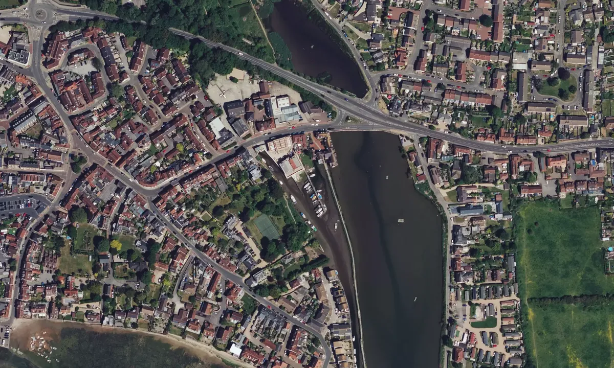 Satelite image of Dolphin Quay Yard