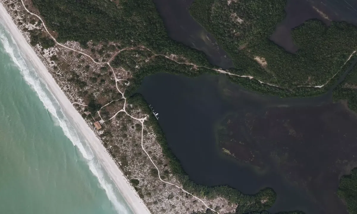 Satelite image of Don Pedro State Park