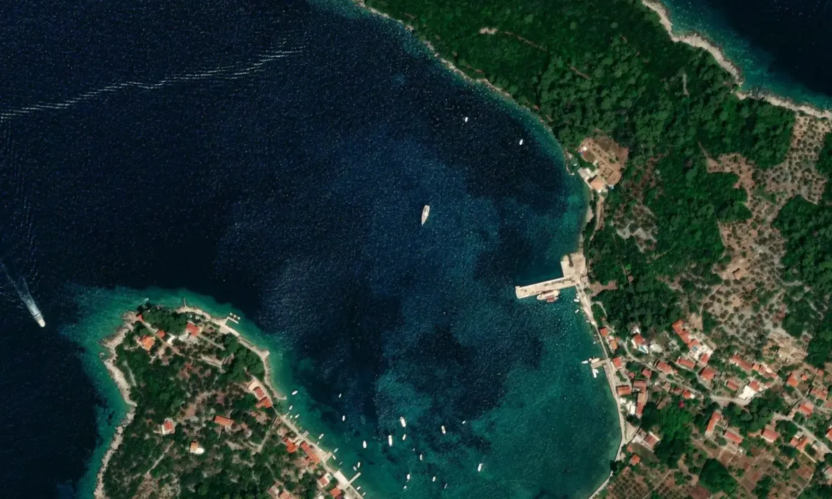 Flyfoto av Donje Čelo