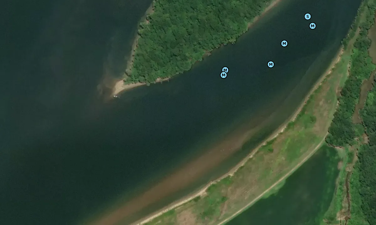 Satelite image of Double Islands