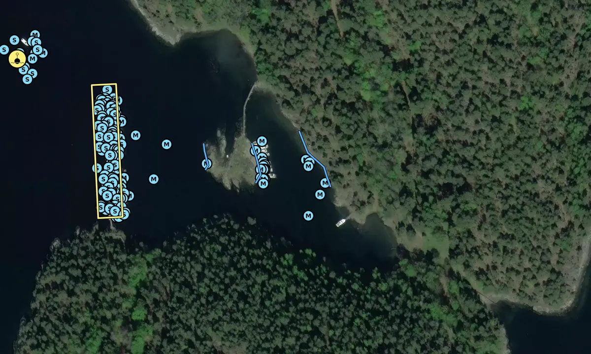 Satelite image of Dragsund - Håøya